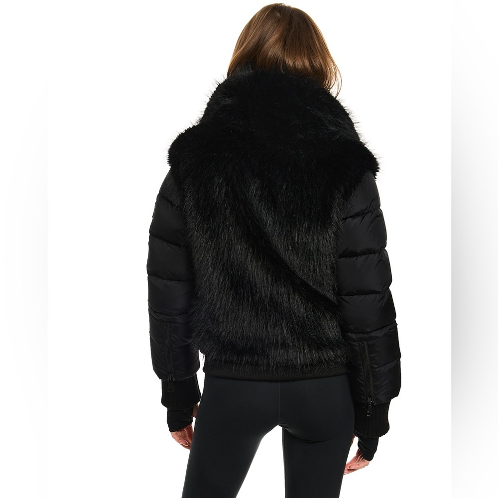 SAM. NYC Faux Fox Carlie Jacket Small BNWT - Picture 6 of 10